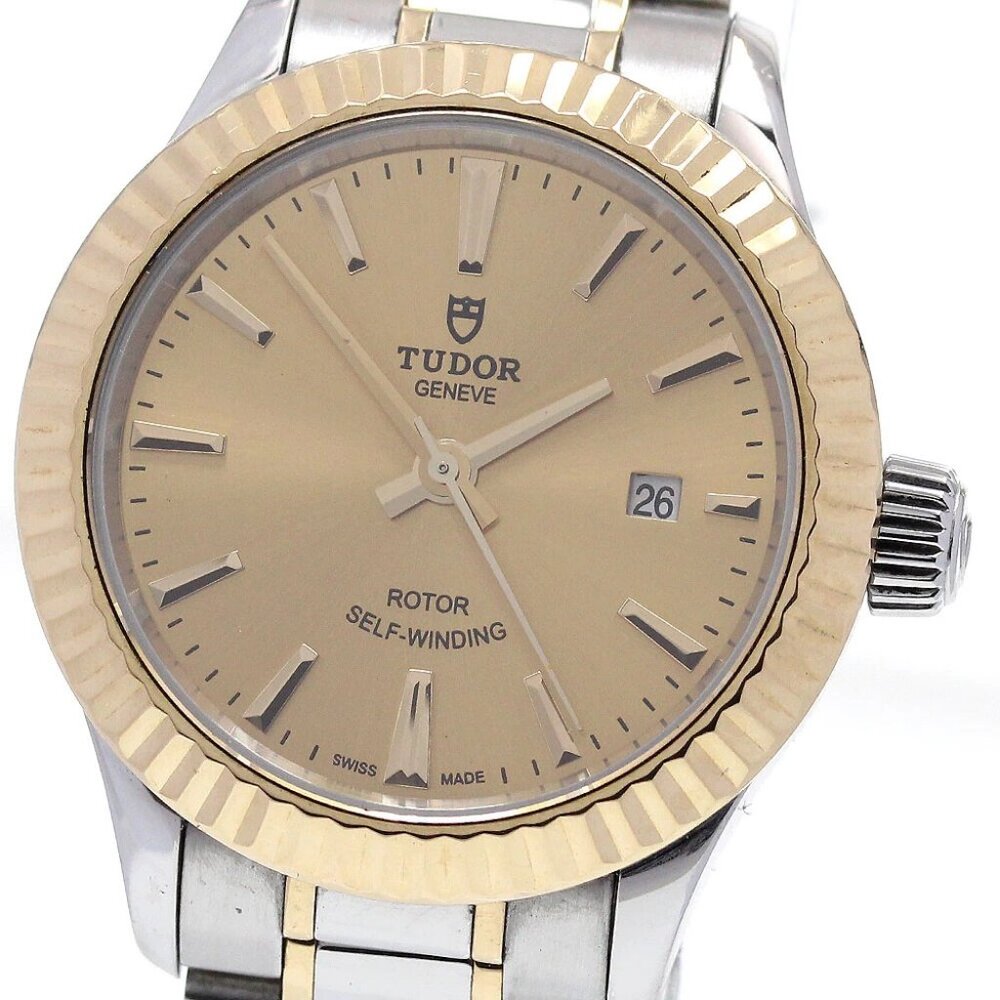 TUDOR style 12113 cal.2671 gold Dial Automatic Ladies Watch_863567